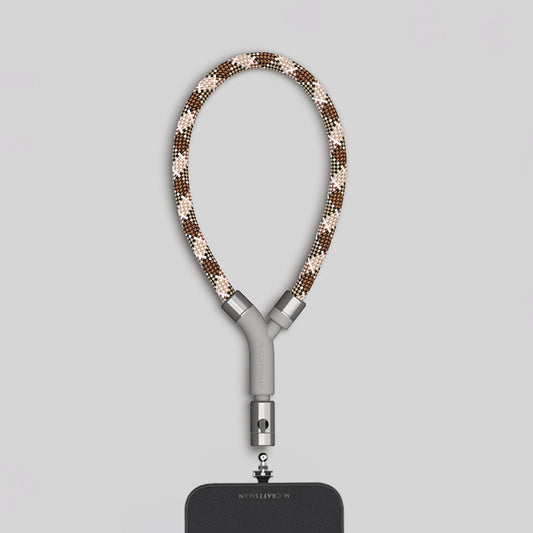 Yoggle手機腕繩,粉咖