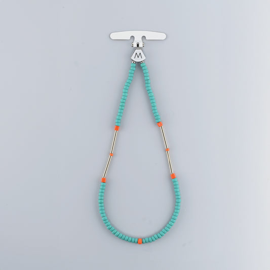 設計品牌M.CRAFTSMAN M.Beads手機掛鏈,使用日本手工串珠,獨特質感手機掛飾,天堂鳥款