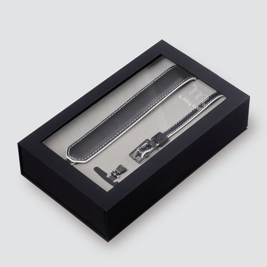 英國設計品牌M.CRAFTSMAN Planeta皮革手機背帶,使用可調式高質感皮革,創新Click快扣系統可輕鬆扣上或取出手機掛繩!