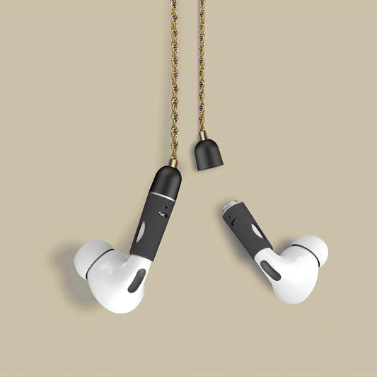 英國設計品牌M.CRAFTSMAN AirPods專用耳機防丟繩,使用18K金屬掛鏈,扣上耳機安全不離身的3C潮物