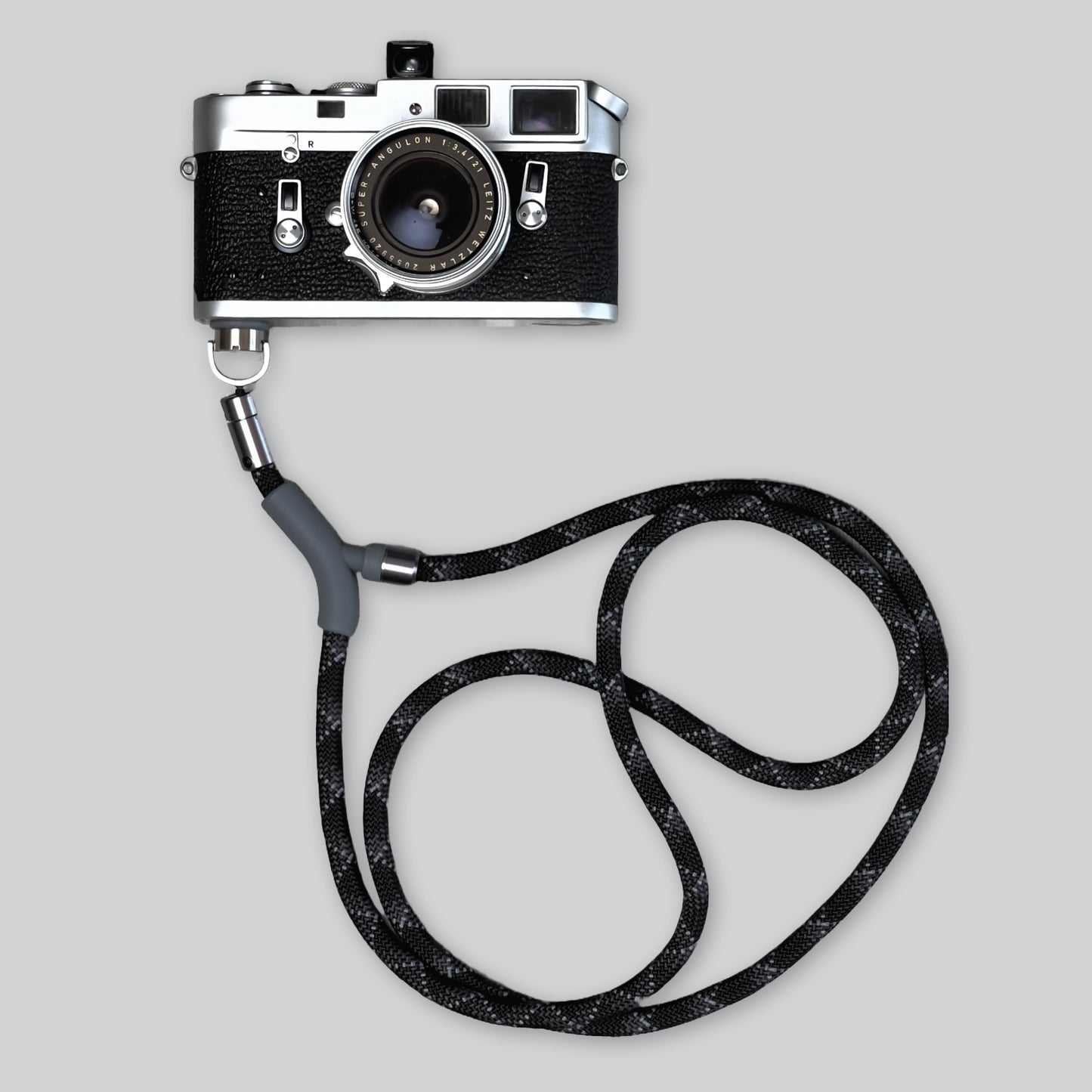 Yoggle Film 相機/手機兩用背帶 黑灰