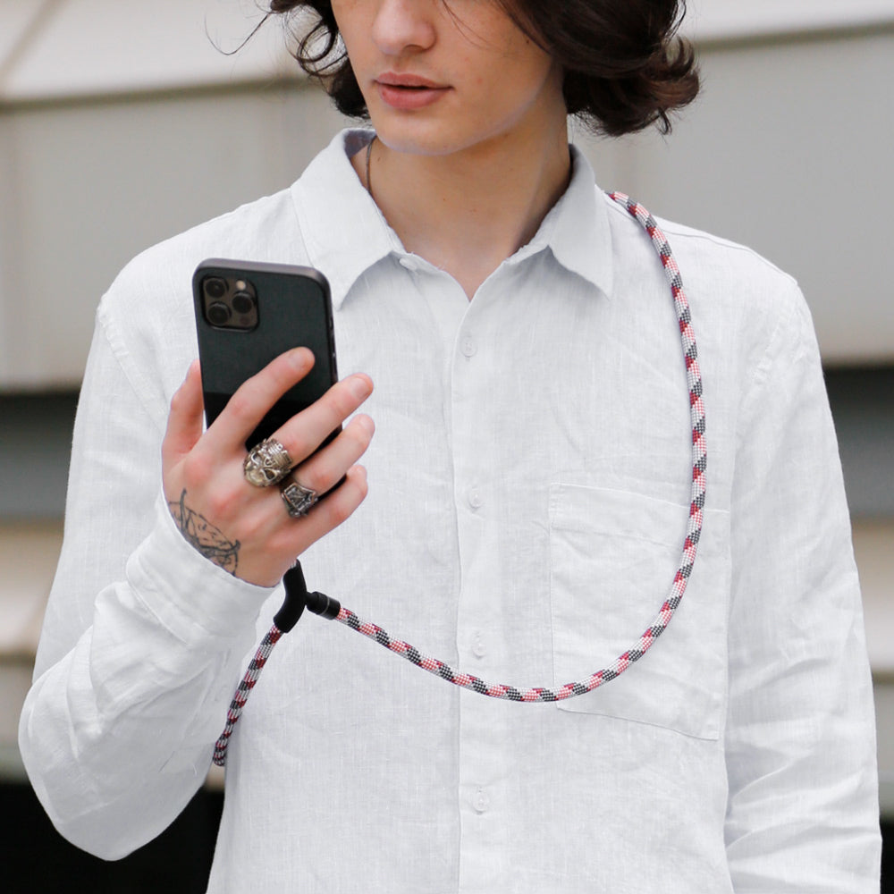 英國設計品牌M.CRAFTSMAN Yoggle手機背帶,紅藍