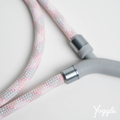 Yoggle 手機背帶 粉灰