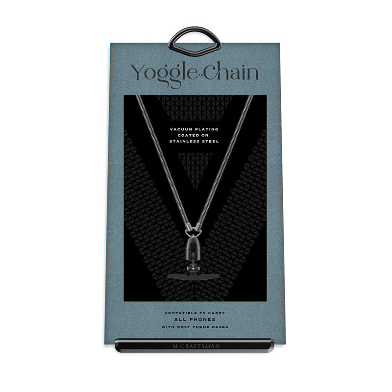 Yoggle Chain 金屬手機鏈 碳黑
