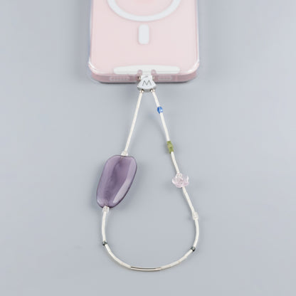 M.Beads 手機掛鏈 紫晶