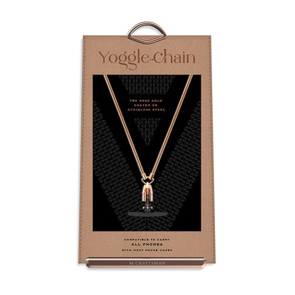 Yoggle Chain 金屬手機鏈 18K玫瑰金